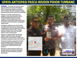 Pemangkasan Pohon di Jalan Ajwa Cijerah, Upaya Antisipasi Pasca Insiden Pohon Tumbang