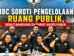 “Ruang Rakyat Dipersempit, Bandung Dipenuhi Pembatas” — BBC Semprot Keras Kebijakan Pemkot