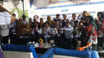 Posyandu Tunas Harapan 1 Jadi Lokasi Penilaian Monev 6 SPM Tingkat Kota Bandung