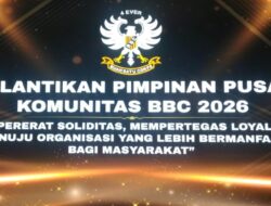 H. Bagus Machdiantoro SH. Resmi Pimpin Komunitas BBC Periode 2026–2031, Siap Perkuat Solidaritas dan Hadirkan Program Nyata untuk Masyarakat