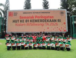 Kodam III/Siliwangi Gelar Fun Game Semarak HUT ke-81 Kemerdekaan RI, Perkuat Kebersamaan