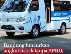Bandung Hadirkan Angkot Listrik, Tanpa Gunakan APBD dan Dilengkapi Fasilitas Modern