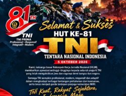 KKJN Sampaikan Ucapan Selamat HUT ke-81 TNI, Dukung Pengabdian dan Komitmen Menjaga Kedaulatan NKRI